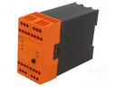 Automation module: safety relay; 24VDC; for DIN rail mounting