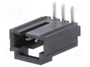 Socket; wire-board; male; SL; 2.54mm; PIN: 3; THT; tinned; angled 90°
