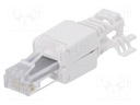 Plug; RJ45; Cat: 6a; unshielded; Layout: 8p8c; 5÷6.5mm; 22AWG÷24AWG