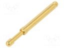 Test probe; Operational spring compression: 4.5mm; 5A; Ø: 2.5mm