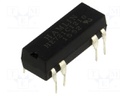 Relay: reed; SPDT; Ucoil: 12VDC; max.175VDC; Rcoil: 500Ω; 288mW; PCB