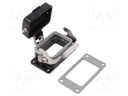 Han 6M Base Panel 1 Lever Metal Cover