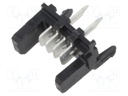 Socket; wire-board; male; PIN: 4; 1.27mm; THT; PicoFlex; 1.2A; tinned
