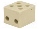 Terminal block; screw terminal; ways: 2; 4mm2; terminals: 4; 450V
