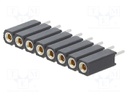 Socket; pin strips; female; PIN: 8; straight; 2.54mm; THT; 1x8; H: 7mm