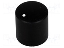 Knob; with pointer; aluminium,thermoplastic; Shaft d: 6mm; black