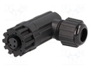 Plug; M12; PIN: 4; female; A code-DeviceNet / CANopen; for cable