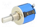 Potentiometer: shaft; multiturn; 50kΩ; 2W; ±5%; 6.35mm; linear; IP40