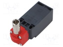 Safety switch: hinged; FR; NC + NO; IP67; -25÷80°C; black,red