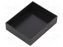 Enclosure: designed for potting; X: 54mm; Y: 68mm; Z: 16.5mm; ABS