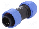 Plug; male; SP17; PIN: 7; IP68; 6÷10mm; soldering; for cable; 400V