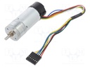 Motor: DC; with encoder,with gearbox; Medium Power; 12VDC; 2.1A