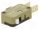 Microswitch SNAP ACTION; SPDT; 16A/250VAC; ON-(ON); Pos: 2