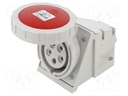 Connector: AC supply 3-phase; socket; female; 16A; 400VAC; IP67
