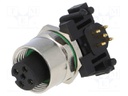 Socket; M12; PIN: 5; female; A code-DeviceNet / CANopen; THT; 60V