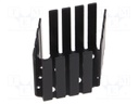 Heatsink: extruded; U; TO3; black; L: 63.7mm; W: 47.4mm; H: 42.3mm