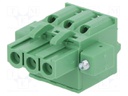 Pluggable terminal block; 5.08mm; ways: 3; straight; plug; female