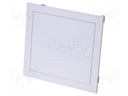 Enclosure: for modular components; IP40; plaster embedded