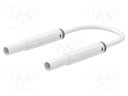 Test lead; 19A; banana plug 4mm,both sides; insulated; Len: 1.5m