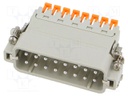 Connector: HDC; contact insert; male; CSAH; PIN: 32; 32+PE; 16A; 600V