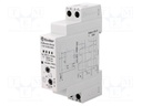 Relay: installation; with dimmer; Mounting: DIN; -10÷50°C; IP20