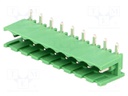 Pluggable terminal block; 5mm; ways: 9; angled 90°; socket; male