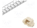 Socket; wire-board; male; 1.25mm; PIN: 2; SMT; 125V; 1A; tinned