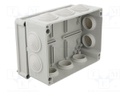 Enclosure: junction box; X: 150mm; Y: 70mm; Z: 110mm; wall mount; ABS
