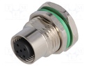 Socket; M12; PIN: 5; female; A code-DeviceNet / CANopen; THT; IP67