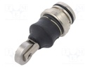 Driving head; lever R 29mm, plastic roller Ø22mm