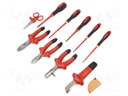 Pliers, insulation screwdrivers; Pcs: 10