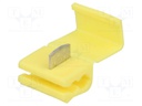 Quick splice; IDC; 4÷6mm2; 12AWG÷10AWG; for cable; yellow; 90°C
