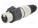 CABLE CON. FEM.4POLE HEAVY DUTY