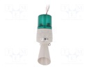 Signaller: lighting-sound; 24VDC; Colour: green; IP54; -30÷50°C