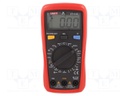 Digital multimeter; LCD (6000),with a backlit; VAC: 600V