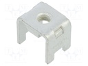 Straight; Plating: tinned; THT,screw terminal; Contacts: copper