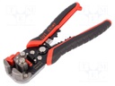 Multifunction wire stripper and crimp tool; Wire: round,flat