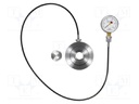 Meter: force; analogue; 0÷10kN; Resol: 200N; 1.95%; Unit: kN; Len: 1m