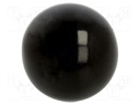Ball knob; Ø: 10mm; Int.thread: M3; duroplast PF