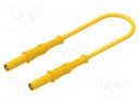 Test lead; 36A; banana plug 4mm,both sides; insulated; Len: 1m