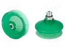 Suction cup; Elastodur; 80mm; Mounting: G1/4-AG; Man.series: SPB1