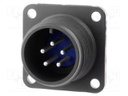 Connector: circular; Series: 97; socket; male; PIN: 5; silver plated
