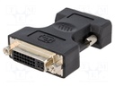 Adapter; D-Sub 15pin HD plug,DVI-I (24+5) socket