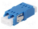 Connector: fiber optic; socket,coupler; LC; female; ways: 2