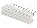 Adapter; wire-board; PIN: 20; 1.27mm; IDC,THT; for ribbon cable