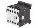Contactor: 3-pole; NO x3; Auxiliary contacts: NO; 400VAC; 6.6A; DIN