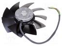 Fan: AC; axial; 230/400VAC; Ø197x64mm; 890m3/h; 65dBA; ball bearing