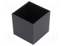 Enclosure: designed for potting; X: 50mm; Y: 50mm; Z: 50mm; ABS