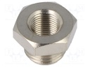 Nipple; reductive; Input thread: G 1/4"; Output thread: G 1/8"
