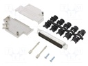 D-Sub; PIN: 37; male; shielded; angled 45°; soldering; for cable
